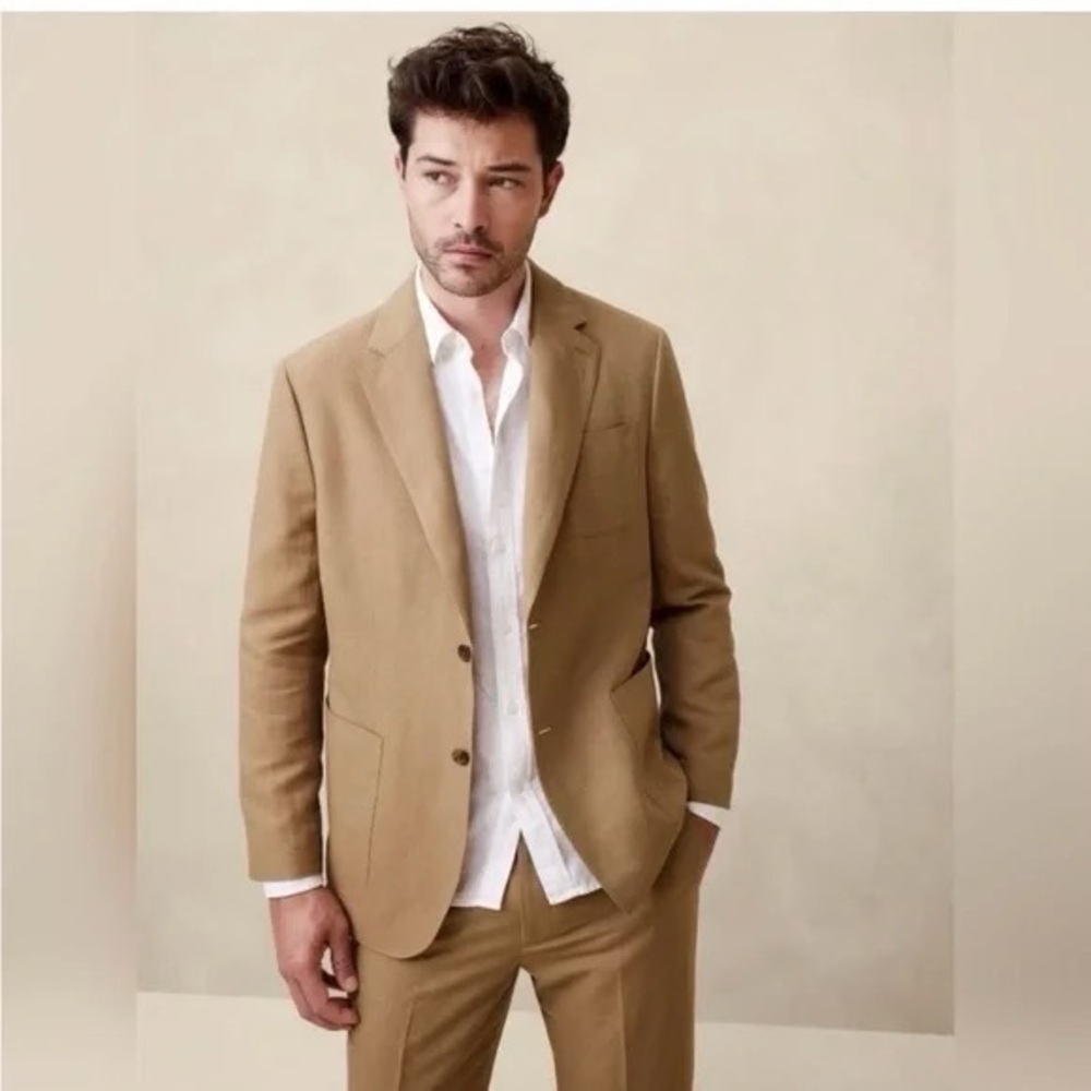 Banana Republic men’s 100% linen blazer size‎ 38R